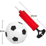 Arco De Futbol Desarmable Infantil Con Pelota E Inflador Color Amarillo