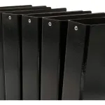 Carpeta Escolar N°3 Avios 3 Anillos 3x40 Fibra Negra