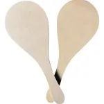 Raqueta Control Expreso Polar Pelota Paleta Playera Madera Redonda