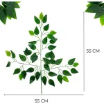 Jardin Vertical Artificial Ramo Planta Decorativa Pack X24u