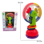 Sonajero Didactico Sopapa Juguete Para Bebes Vuelta Al Mundo Color Multicolor