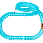 Pista Lanzador De Autos Brillante Luminosa Con Luces Niños