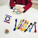 Kit De Bijouterie Set Para Armar Pulseras Mostacillas Hilos