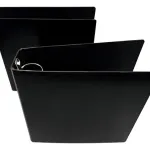 Carpeta Escolar N°3 Avios 3 Anillos 3x40 Fibra Negra