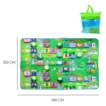 Alfombra Antigolpes Bebe Reversible Piso 5m Espesor