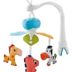 Movil Cunero Cuna Musical Giratorio Cochecito Bebe Animales