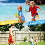 Pistola De Burbujas Con Luz Expreso Polar Verde Sin Líquido