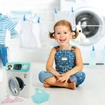 Lavarropas Primera Lavadora Giratoria Con Luz Y Sonidos