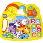 Piano Teclado Musical Animales Juguete Con Luz Y Sonido Color Multicolor