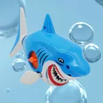 Juguete Para El Baño Tiburón A Cuerda Para Bañadera