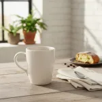 Taza De Cerámica Cónica Jarro Mug 300ml