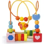 Laberinto Didáctico Plástico Expreso Polar Amarillo Para Niños 2-4 Años