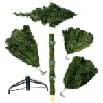 Árbol De Navidad Fabesa Canadian 1.5mts Frondoso Base Metálica Verde