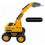 Camion De Construccion Truck Vehículo Maquina Luz Y Sonido Color Amarillo Personaje Camion Truck