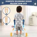 Caminador Bebé Expreso Polar Celeste Con Luces Sonido Y Actividades