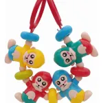 Cunero Barral Cochecito Elástico Juguete Bebe Multicolor Animal