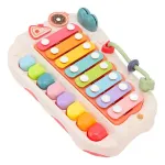 Juguete Musical Piano Con Xilofón Didactico Bebe Color Blanco
