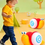 Caracol De Arrastre Con Luces Y Musica Para Bebes
