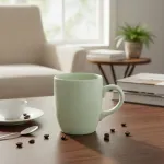 Taza De Cerámica Cónica Jarro Mug 300ml