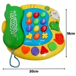 Teléfono Juguete Interactivo Expreso Polar Luces Sonidos Bebés 9901b