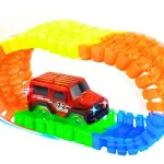 Pista Luminosa Flexible 56 Piezas 1 Auto Luminoso Color