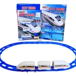 Tren Bala Juguete Pista Alta Velocidad Con Vías Y Sonidos Color Blanco