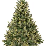 Arbol De Navidad Pino Natural Amber 1.30mts Base Metal