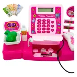 Caja Registradora Infantil Rosa Expreso Polar Con Sonido Micrófono