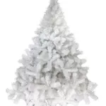 Arbol De Navidad Blanco Montañes Deluxe 2,30mts Pie Metal