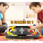 Juego De Mesa Flipper 2 En 1 Hockey De Aire Tejo Y Pinball
