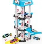 Pista Rampa Estacionamiento Autos Juguete Garage 3 Niveles Color Blanco