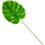 Planta Artificial Hoja Monstera Costilla De Adan X3 Unidades