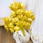 Jardín Vertical Artificial Ramo Sin Maceta 60cm Expreso Polar Plástico Dorado