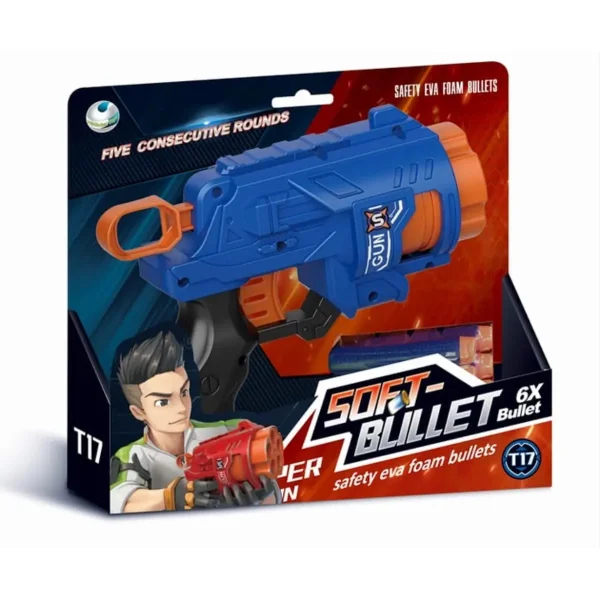 Pistola Lanza Dardos Mini Simil Nerf