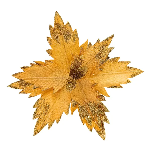 Flor 25cm Azul Arbol De Navidad Adornos Decoracion X4u