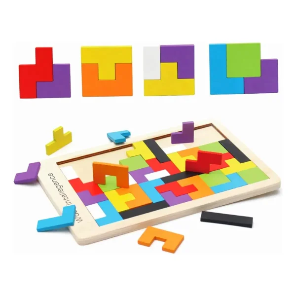 Rompecabezas Tetris Madera Infantil