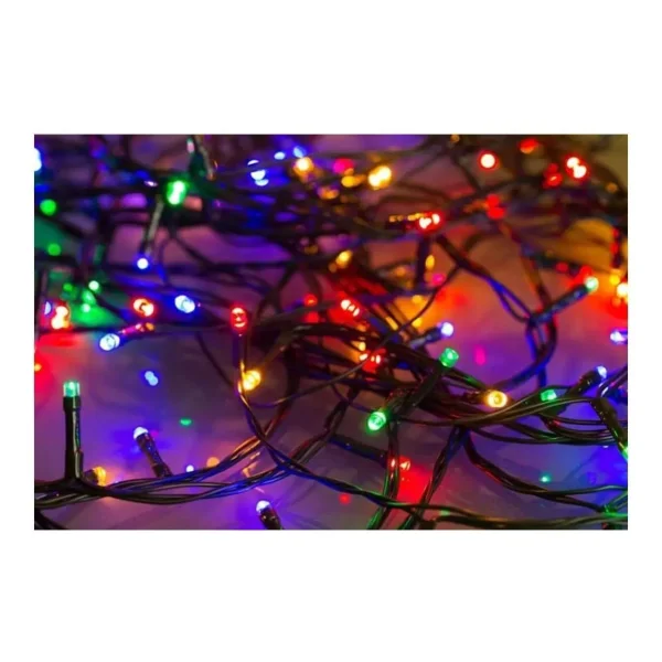 Luces De Navidad X100 A Pilas Luces Led Multicolor 10mts