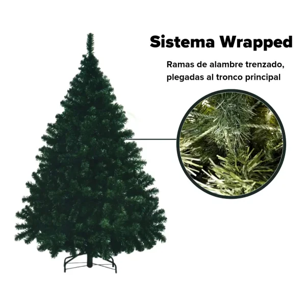 Arbol Navidad Montañes Deluxe 1.30mts Con Adornos Decoración