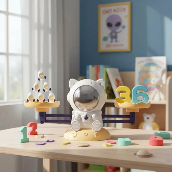 Juguete Educativo Juego De Matematica Equilibrio Balanza