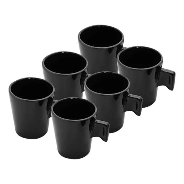 Set X4 Taza Francesa De Cerámica Para Café 85ml