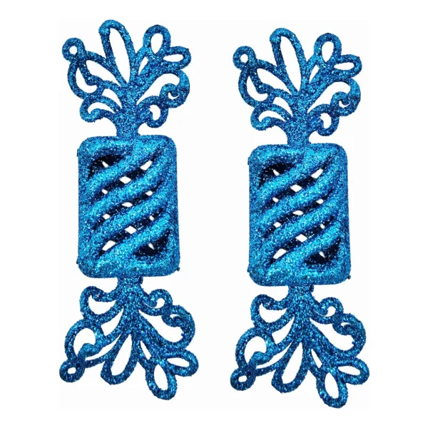 Adorno Navideño Caramelo Colgante X2 Decoración Para Arbol