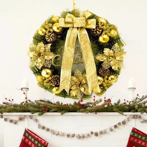 Cintas Navideñas Pack X3 6cm 2,70mt Adornos Navidad Decorar