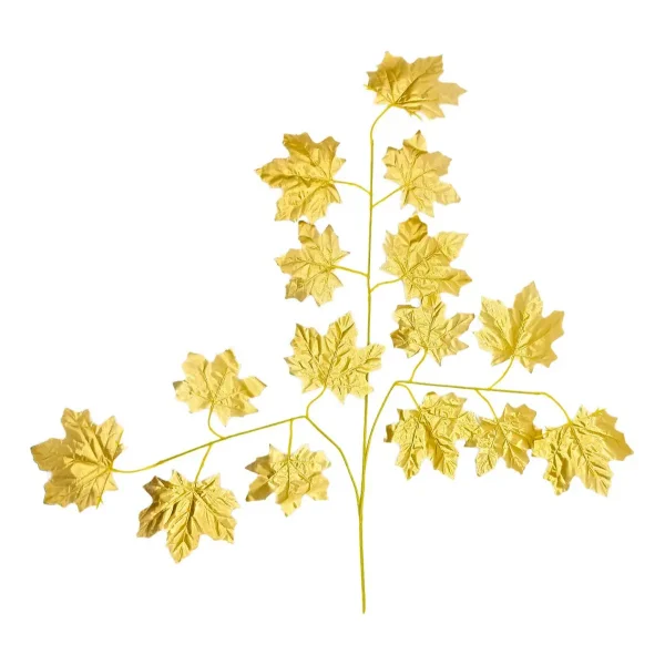 Jardín Vertical Artificial Ramo Sin Maceta 60cm Expreso Polar Plástico Dorado