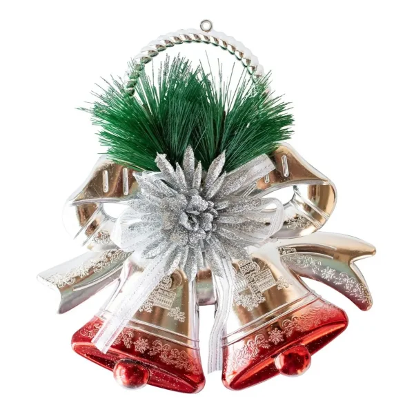 Campanas Navidad 24cm Decoracion Navideña Adornos Para Arbol