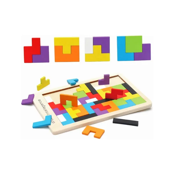 Rompecabezas Tetris Madera Infantil