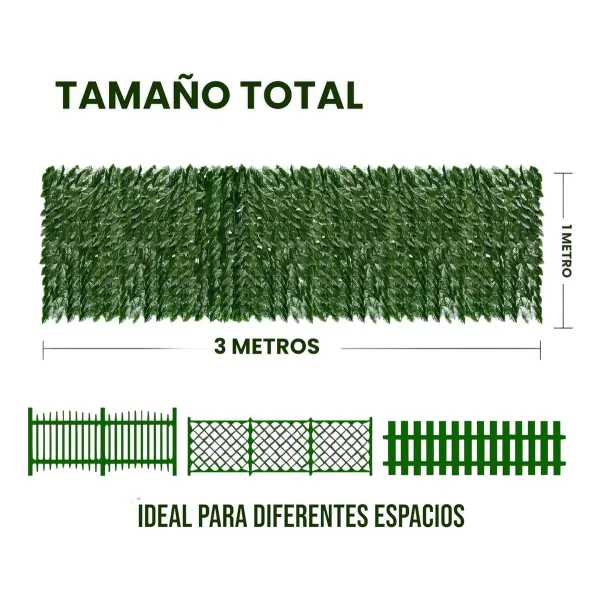 Jardin Vertical Artificial Muro Verde Panel 6m2