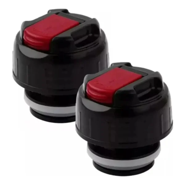 New Cook Tapa Para Termo Tapón Pico Cebador Repuesto Universal Pvc Negro
