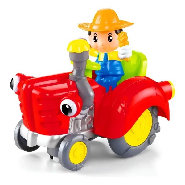 Coche Tractor Juguete Bebe Con Luz Sonidos Y Movimiento
