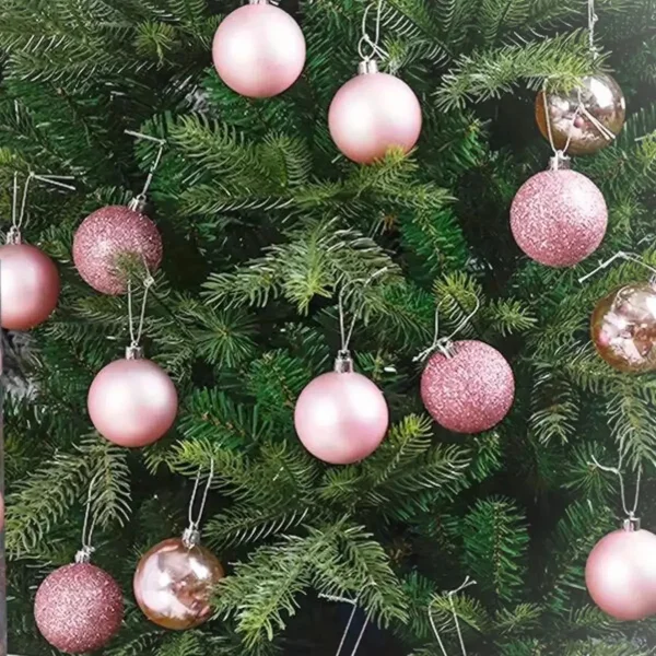 Bolas De Navidad 6cm Adornos Navideños X96 Piezas Decoración