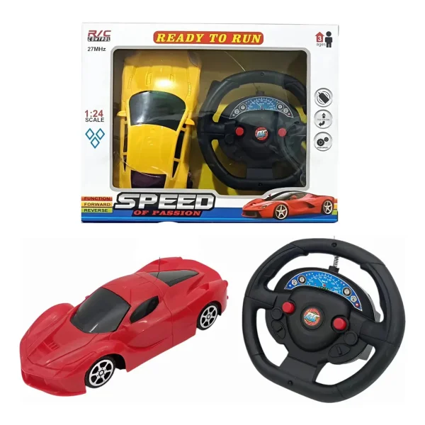 Auto De Carrera Deportivo A Control Remoto Radio Escala 1:24